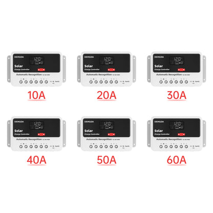 Regolatore solare automatico PWM 12V24V48V 10A-60A, regolatore solare in ferro fosfato