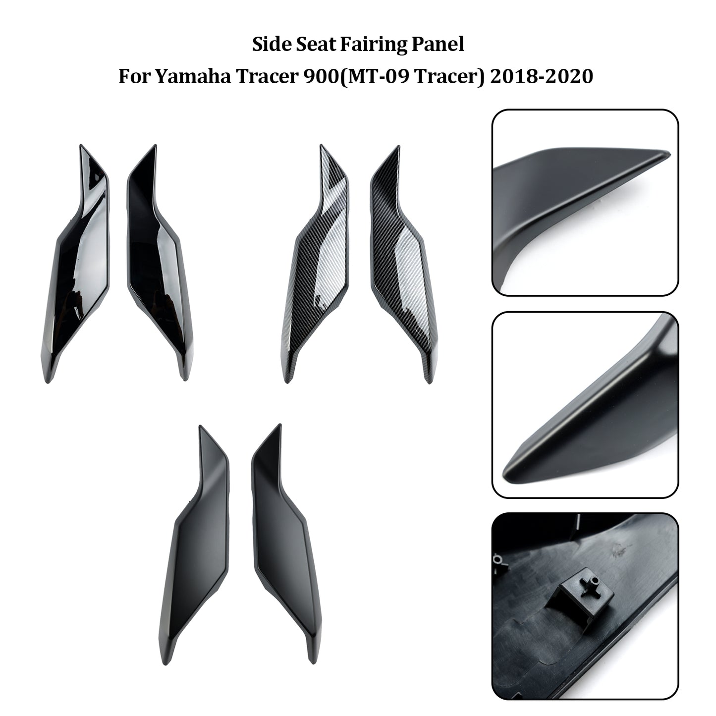 Pannello carenatura sedile laterale posteriore per Yamaha Tracer 900 / GT 2018-2020