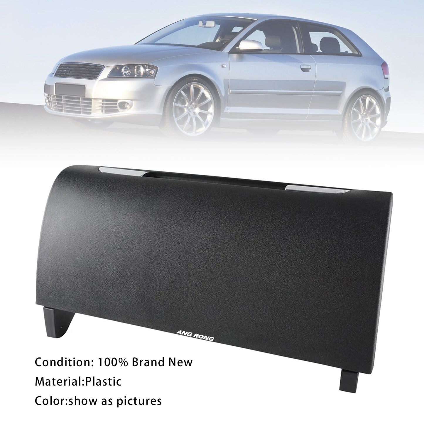 Copertura porta vano portaoggetti Audi A3 S3 8P 2004-2012 nera 8P1857124A