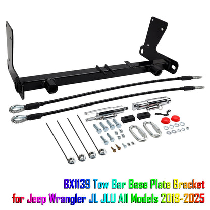 Staffa di base per gancio di traino BX1139 per Jeep Wrangler JL JLU tutti i modelli 2018-2025