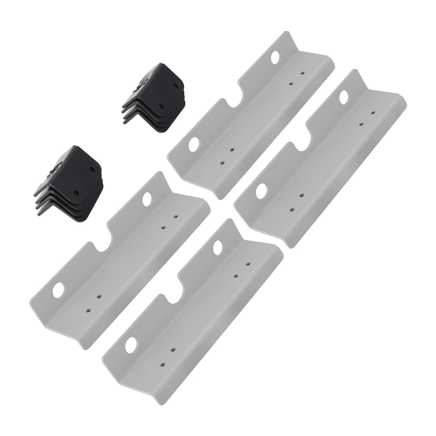 12 piastre/staffe di rinforzo per il montaggio dei sedili per VW T5 T6 2 + 1 sedili posteriori