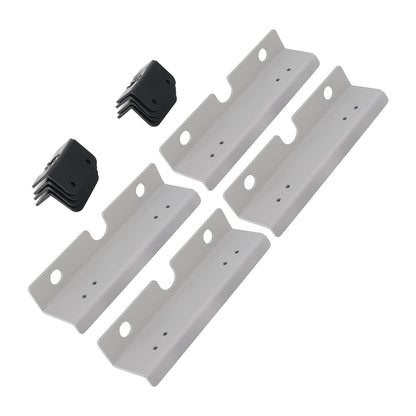 12 piastre/staffe di rinforzo per il montaggio dei sedili per VW T5 T6 2 + 1 sedili posteriori