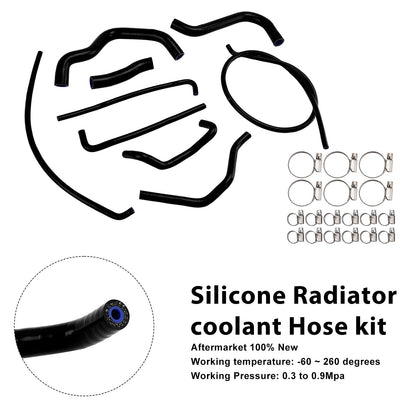 Kit di tubi flessibili in silicone per il liquido di raffreddamento del radiatore per Suzuki GSX-S750/Z 2017-2025