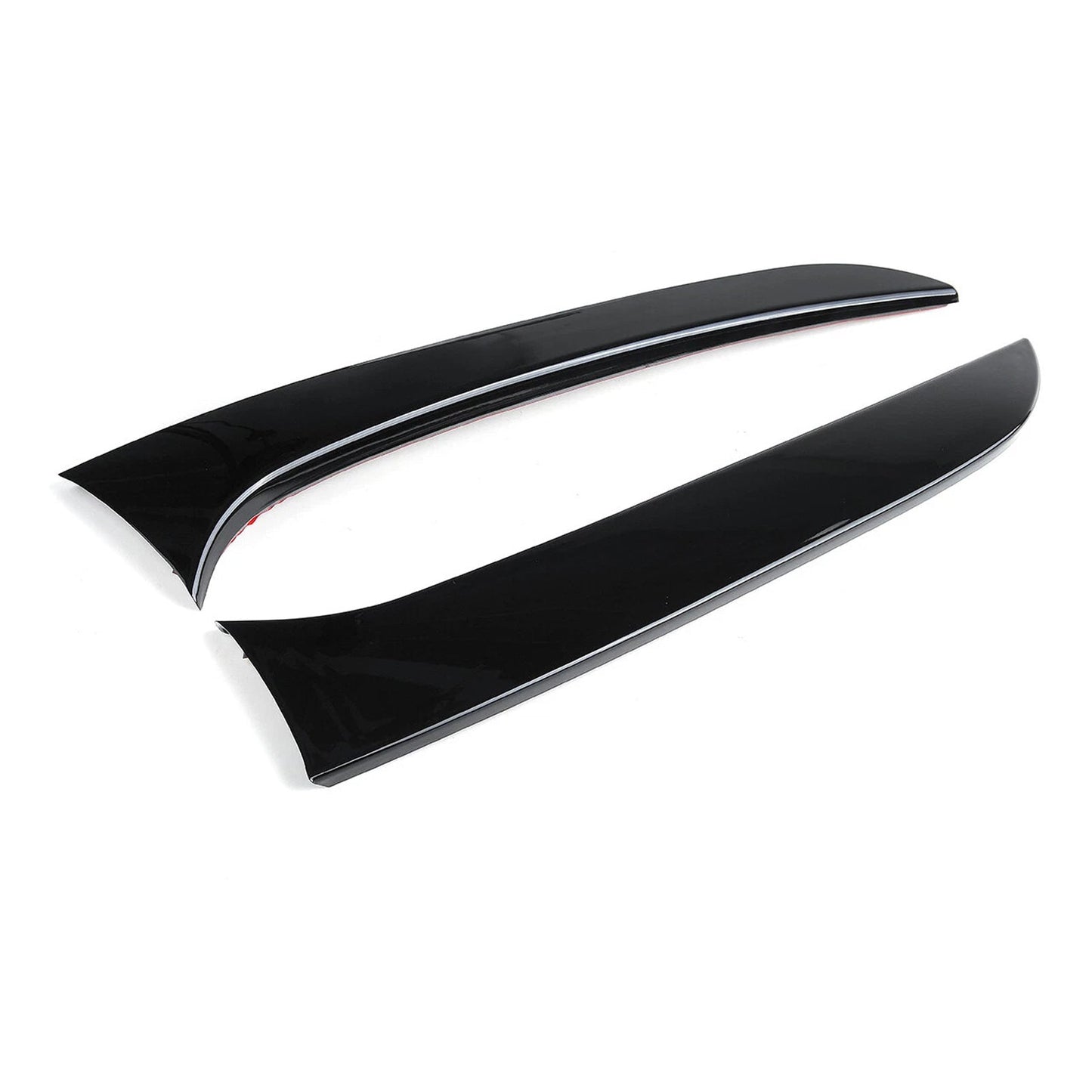 Spoiler laterali per lunotto posteriore BMW Serie 1 F20 F21, nero lucido, coppia, 2012-2019