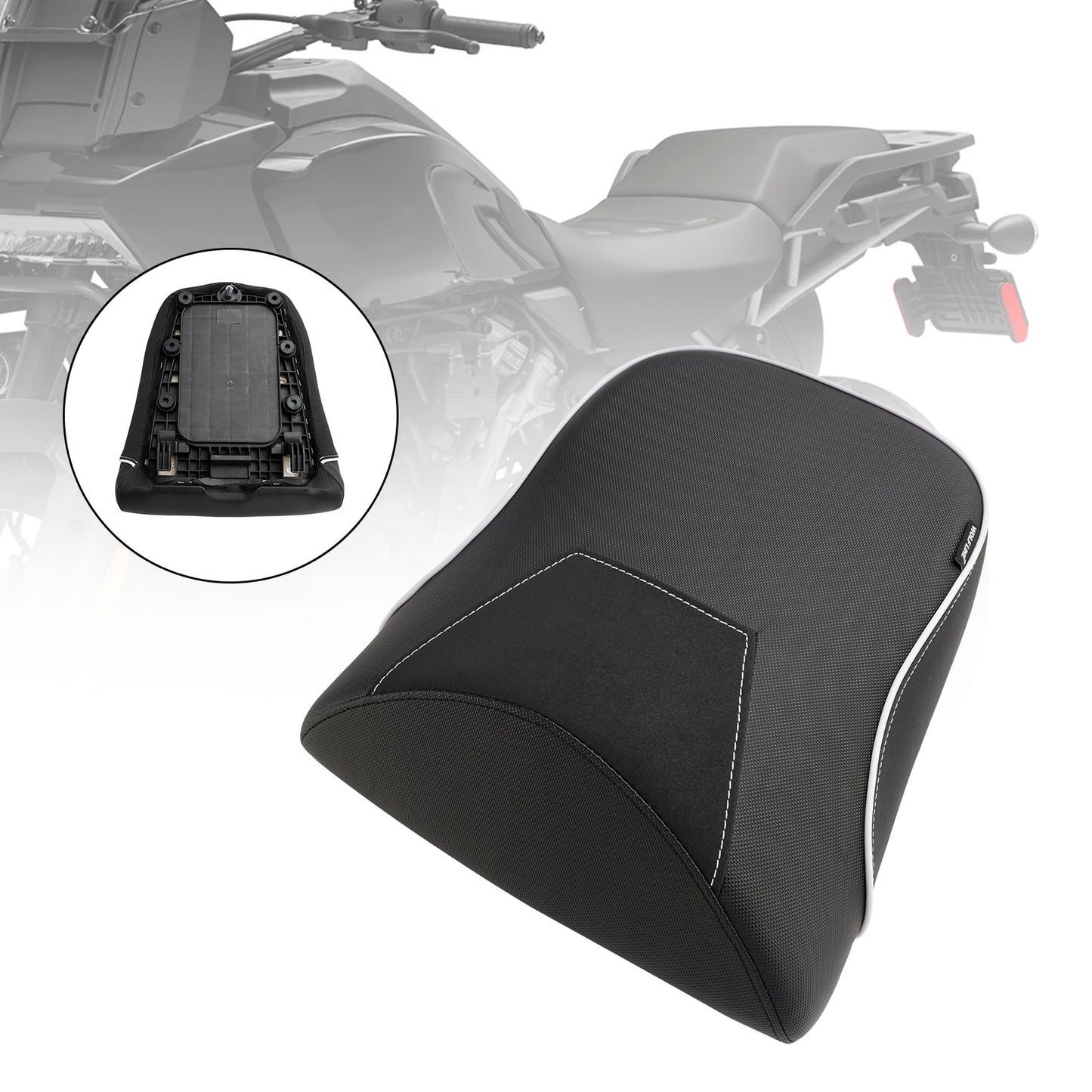 Cuscino passeggero posteriore Pan America 1250 2021 2022 2023, colore nero opaco