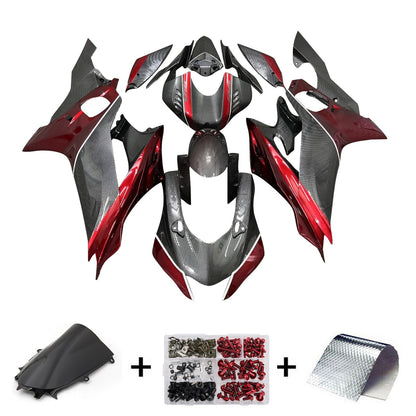 Kit carenatura iniezione in plastica ABS adatto per Yamaha YZF-R6 2017-2023
