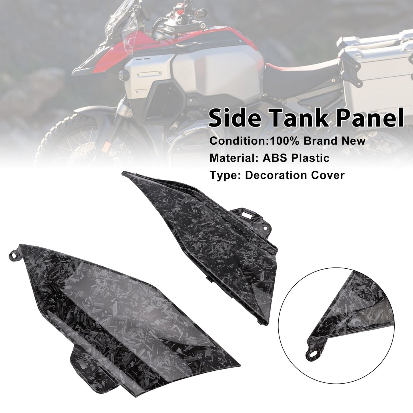 Carenatura del pannello centrale del serbatoio laterale BMW R1300GS 2024-2025