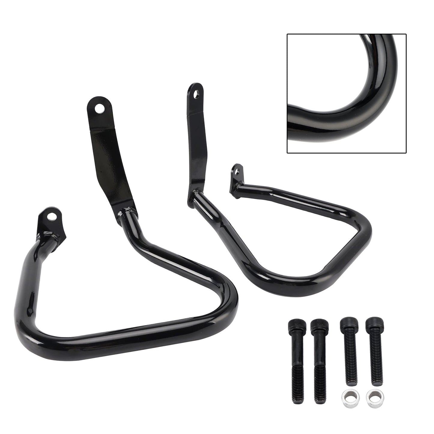 Protezione paraurti antiurto per telaio motore Low Rider Fxlrst 2022-2024, nera