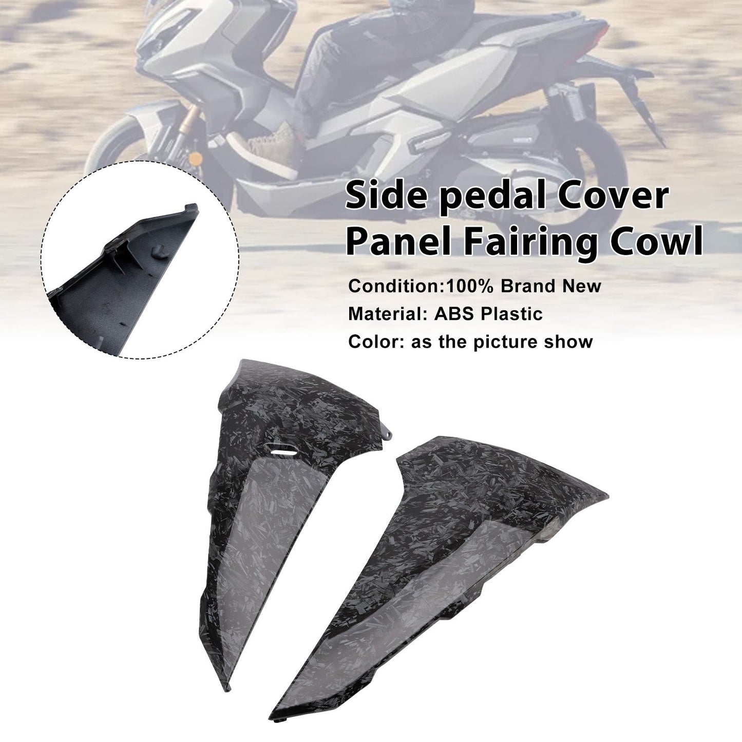 Carenatura del pannello di copertura del pedale laterale Honda ADV 350 2022-2025