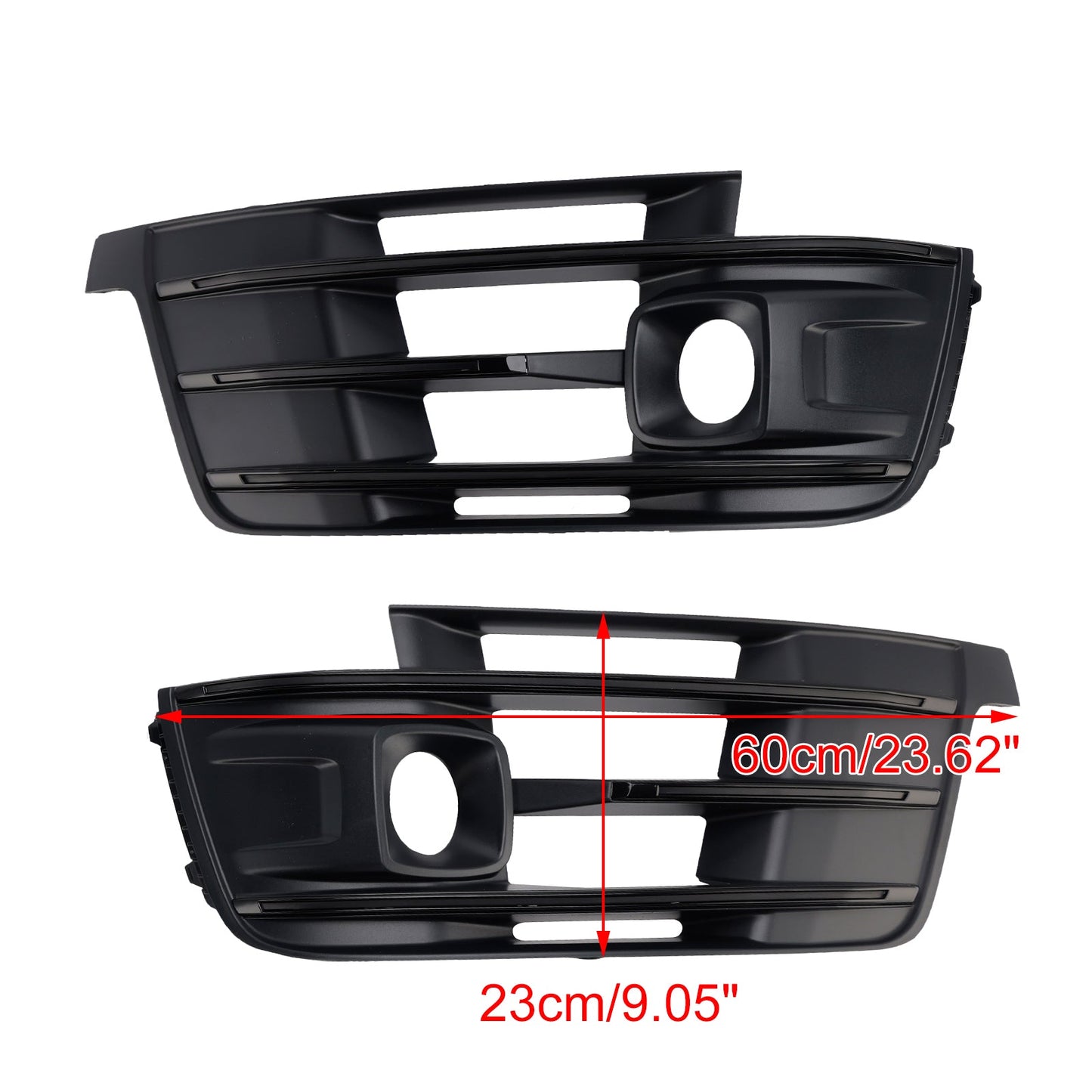 Compatibile con Audi Q7 2016-2019, 2 pezzi, copertura griglia fendinebbia paraurti anteriore 4M0807681E