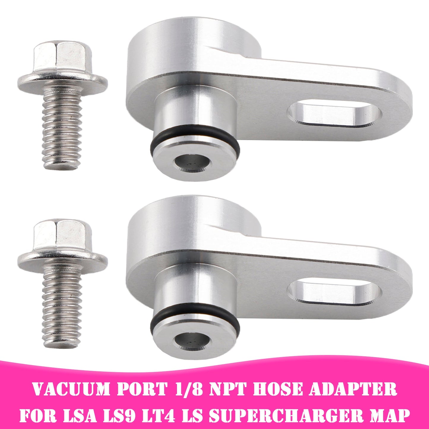 Adattatore per tubo flessibile da 1/8 NPT per porta del vuoto per compressore MAP LSA LS9 LT4 LS