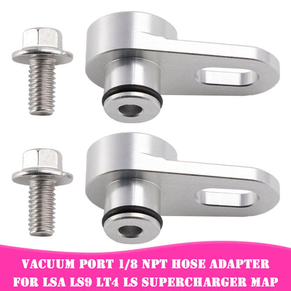 Adattatore per tubo flessibile da 1/8 NPT per porta del vuoto per compressore MAP LSA LS9 LT4 LS