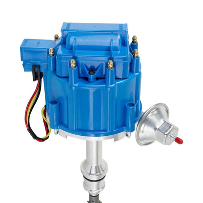 Distributore di accensione con tappo blu per motore Ford Windsor 221 260 289 302 V8 con bobina da 65K 1030213