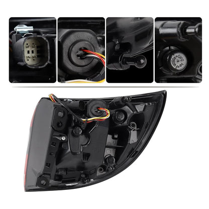 Coppia fanali posteriori sinistro+destro con lampadine 68424931AC per Chrysler Pacifica 2021-2025