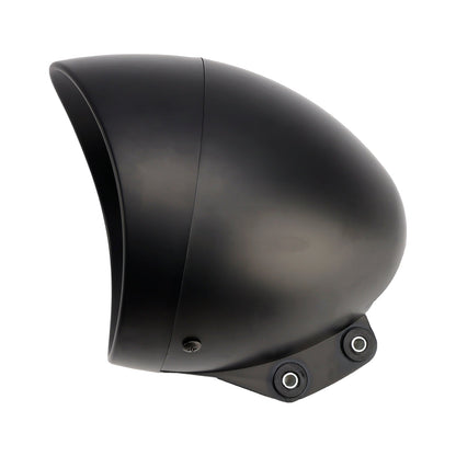 Faro anteriore per moto da 5,75"" con fendinebbia a 9 lampadine per moto e scooter, cromato