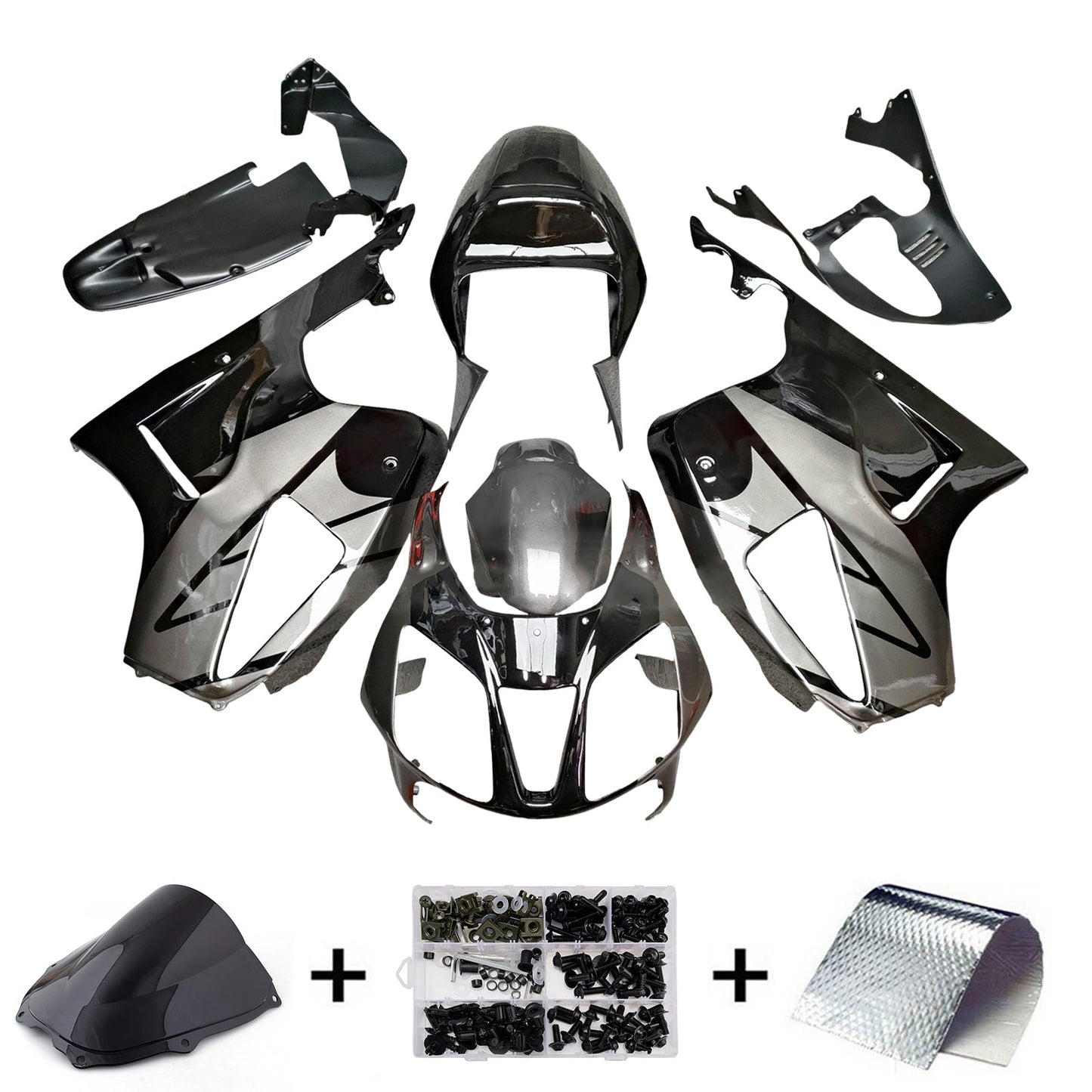 Kit carenatura iniezione plastica ABS per Honda VTR1000 RC51 2000-2006