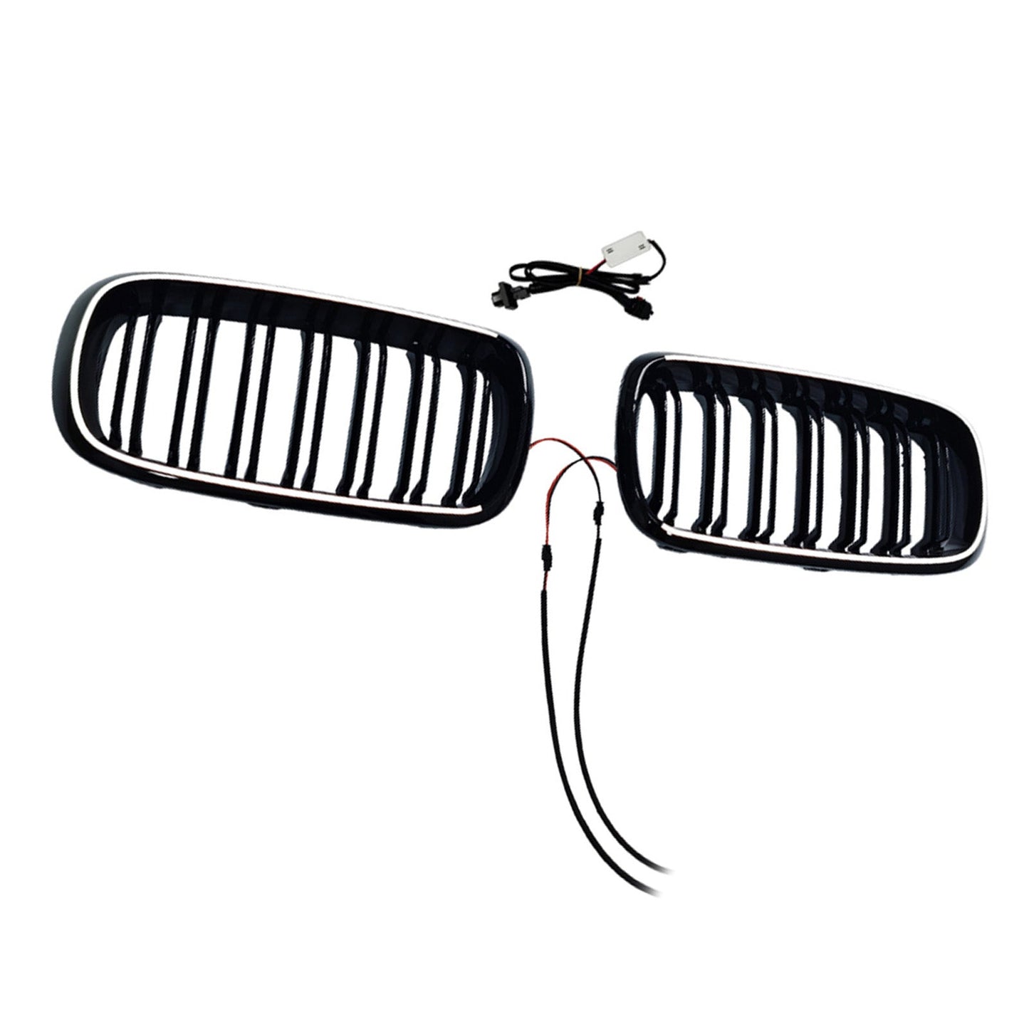 Griglia anteriore a doppio rene con lamelle per BMW X6 F16 35i/35i xDrive/50i xDrive (2014-2018)