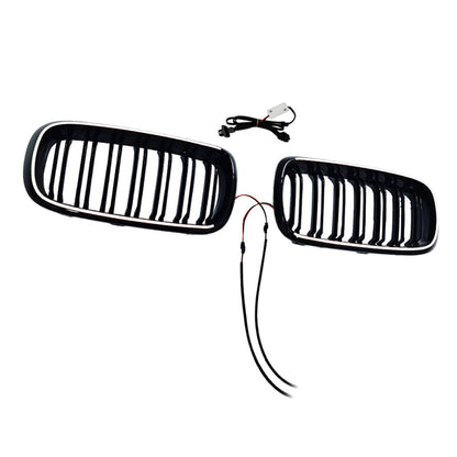 Griglia anteriore a doppio rene con lamelle per BMW X6 F16 35i/35i xDrive/50i xDrive (2014-2018)