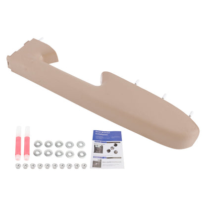 Kit di riparazione bracciolo anteriore destro per Chevy Silverado 1500 2500HD 2010-2014, colore beige.