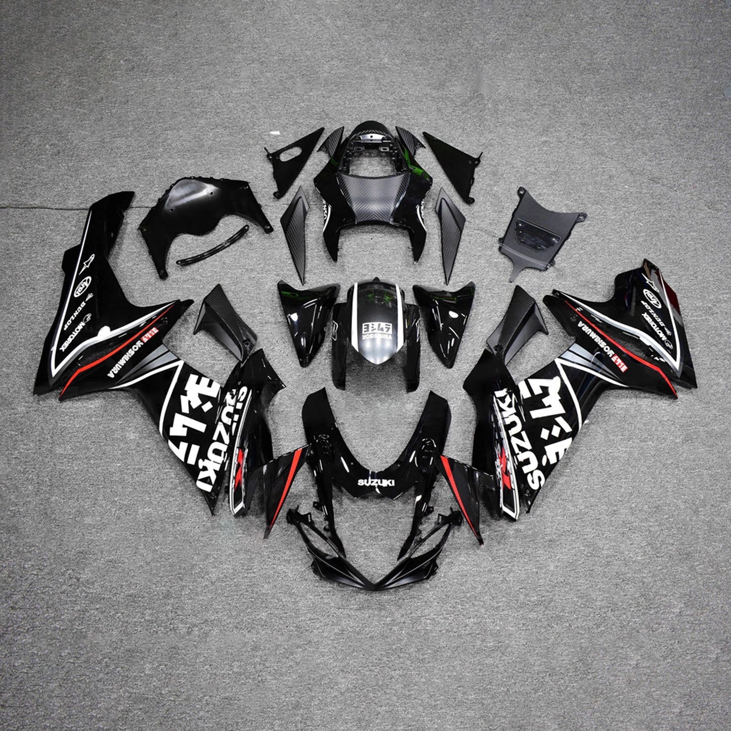 Kit carenatura iniezione plastica ABS per Suzuki GSXR 600/750 2011-2026 K11