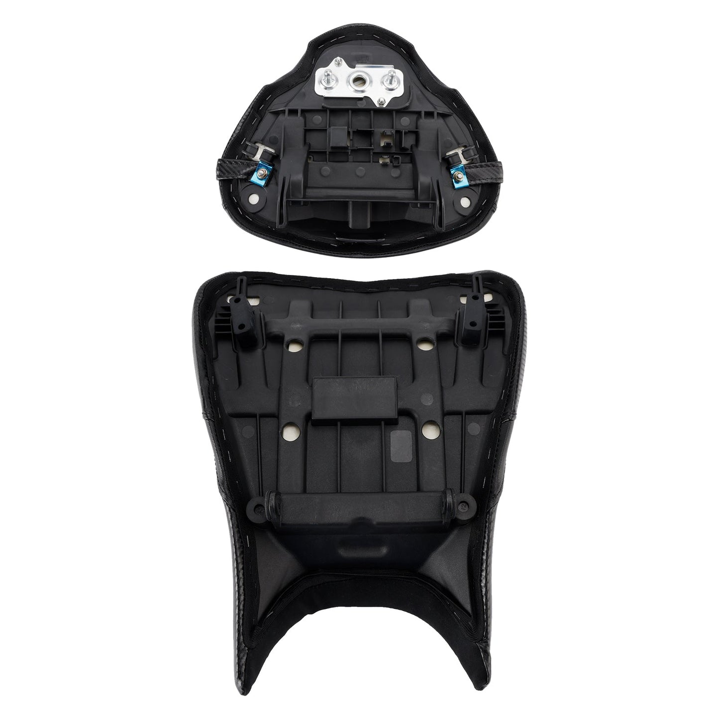Kit cuscini passeggero Raider anteriori e posteriori per Suzuki GSX1300R 2022-2024, colore nero.