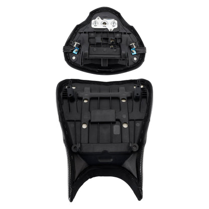 Kit cuscini passeggero Raider anteriori e posteriori per Suzuki GSX1300R 2022-2024, colore nero.