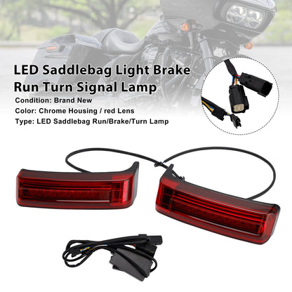 Luce per borsa laterale, luce freno, indicatore di direzione per Touring Road Glide 2014-2023
