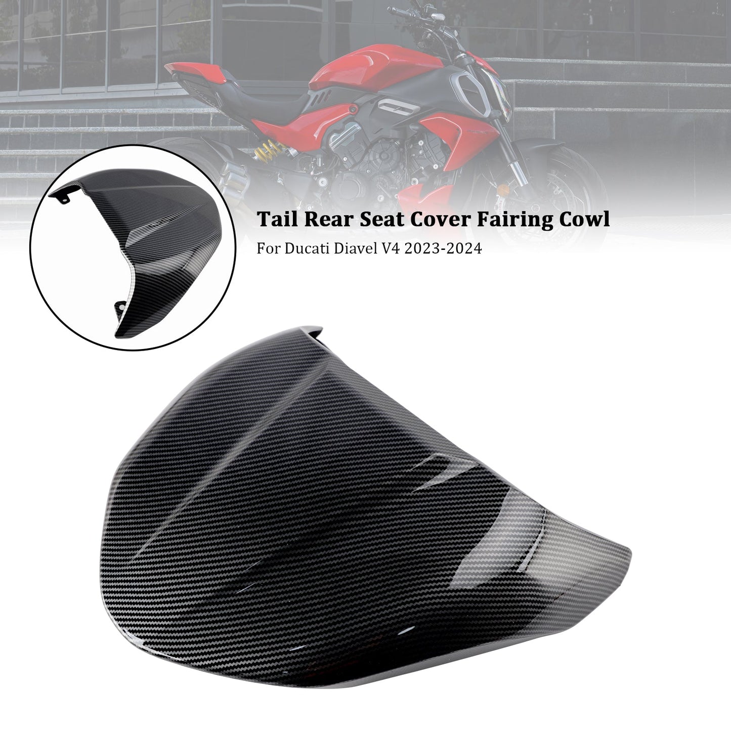 Copertura sella posteriore per Ducati Diavel V4 2023-2024