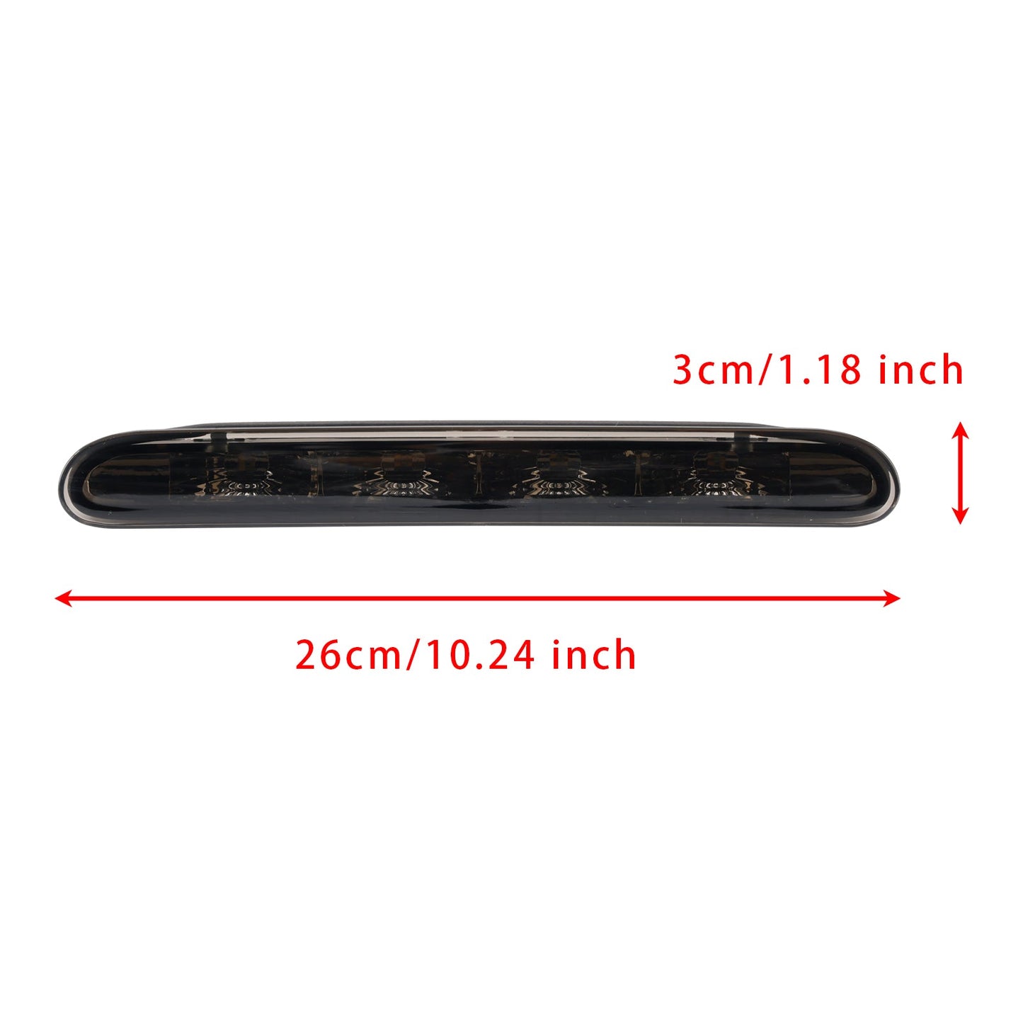 Luce di stop posteriore a LED 9811325980 per Citroen Jumpy Peugeot Expert nera