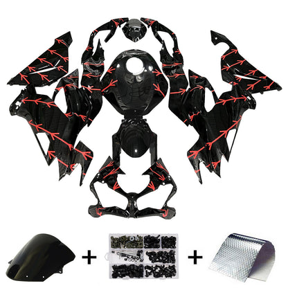 Kit carenatura iniezione in plastica ABS adatto per Kawasaki ZX6R 2019-2023
