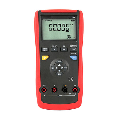 Calibratore di loop a funzione singola UT705, display LCD retroilluminato, tensione/corrente CC 24V