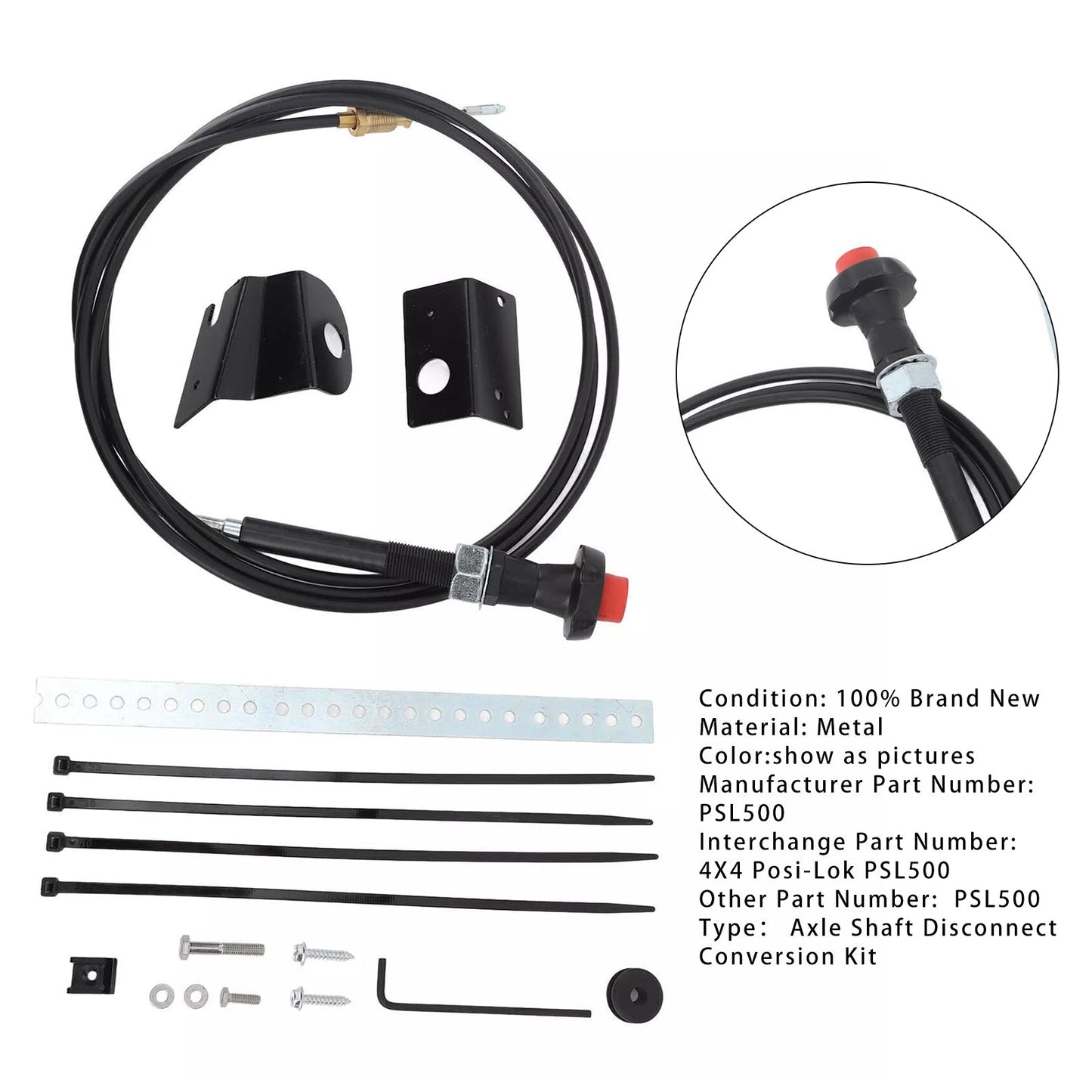 Kit di conversione di disconnessione dell'albero motore 4WD Chevy Jimmy 1992-2003 PSL500
