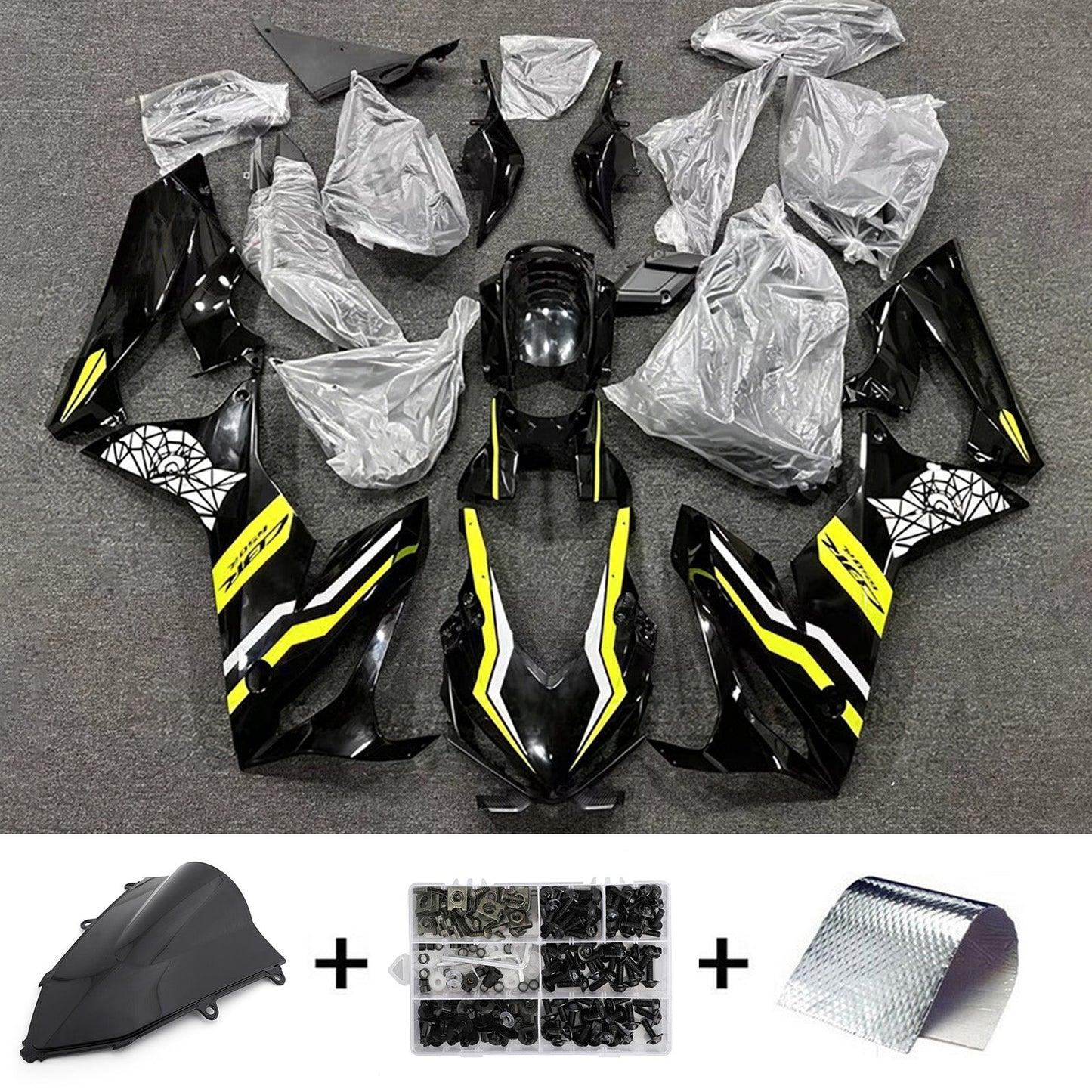 Kit di carene in plastica ABS stampate a iniezione per Honda CBR650R 2019-2020