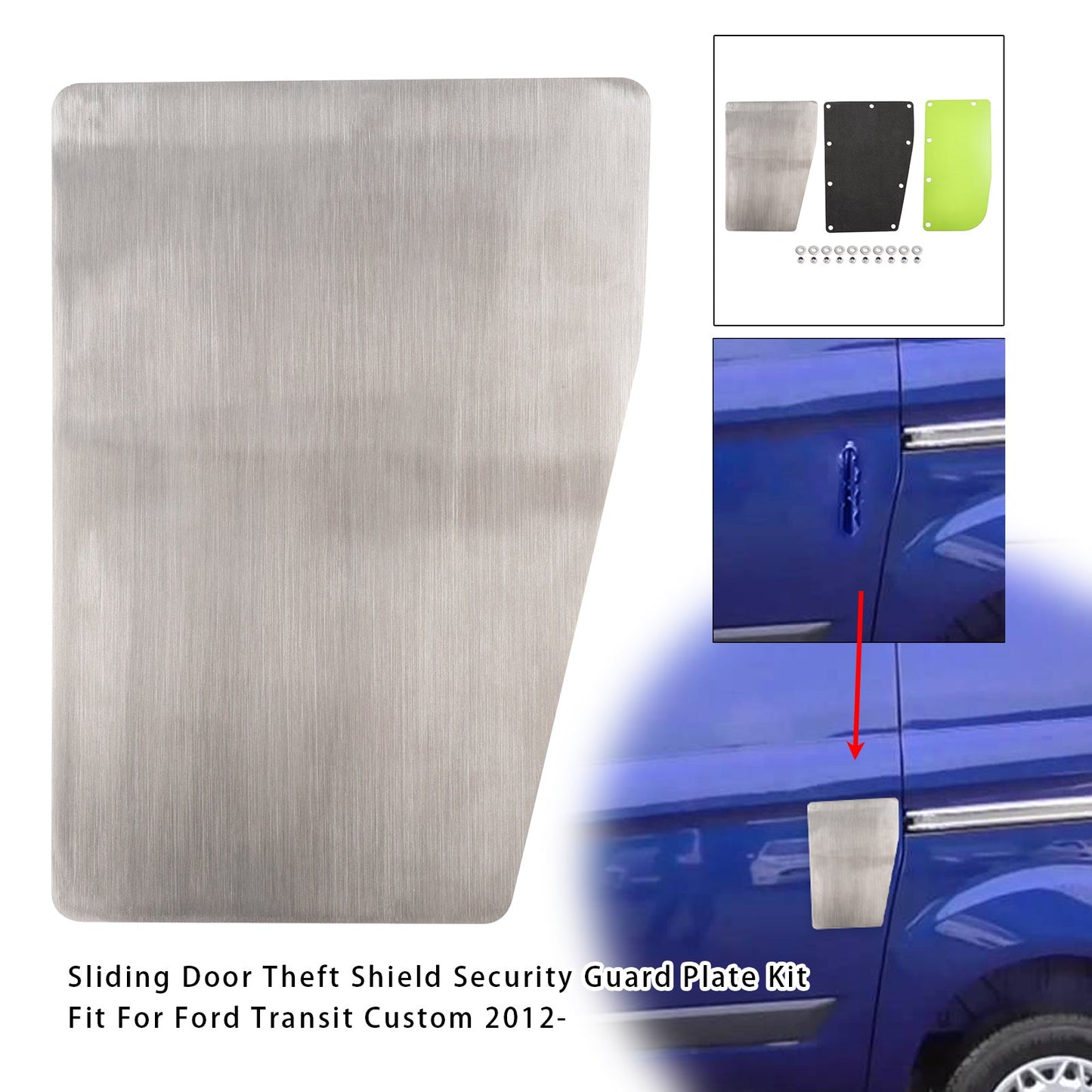 Kit di protezione antifurto per porta scorrevole Ford Transit Custom 2012+