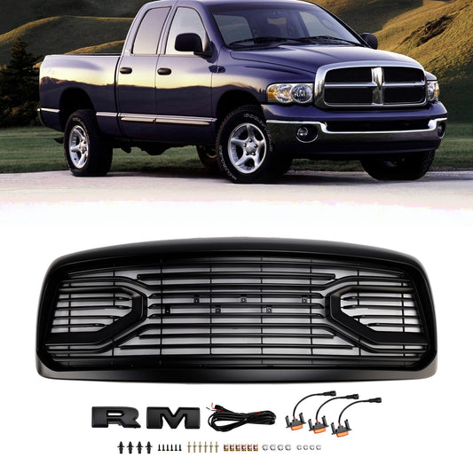 Griglia paraurti anteriore stile Rebel Dodge RAM 1500 2002-2005