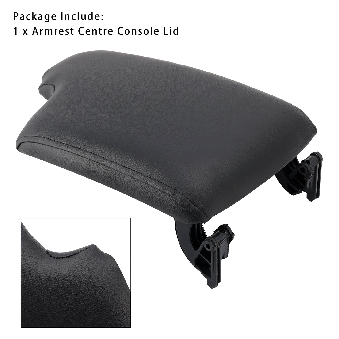 Coperchio della console centrale del bracciolo in pelle nera per BMW E90 E91 E92 E93 51169134486