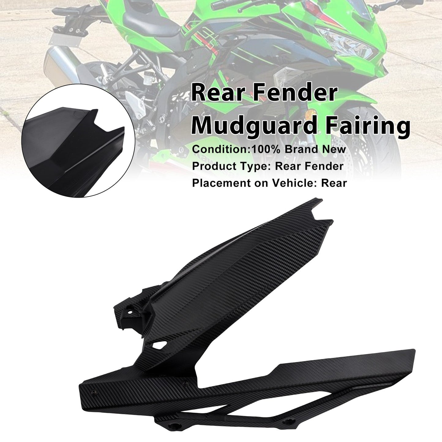Carenatura parafango posteriore Kawasaki ZX-25R ZX-4R ZX-4RR 2020-2025