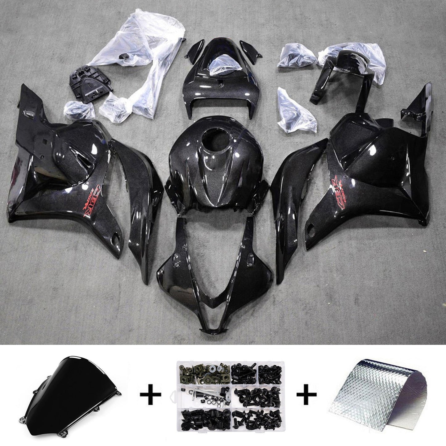 Kit di carene in plastica ABS stampate a iniezione per Honda CBR600RR 2009-2012 F5