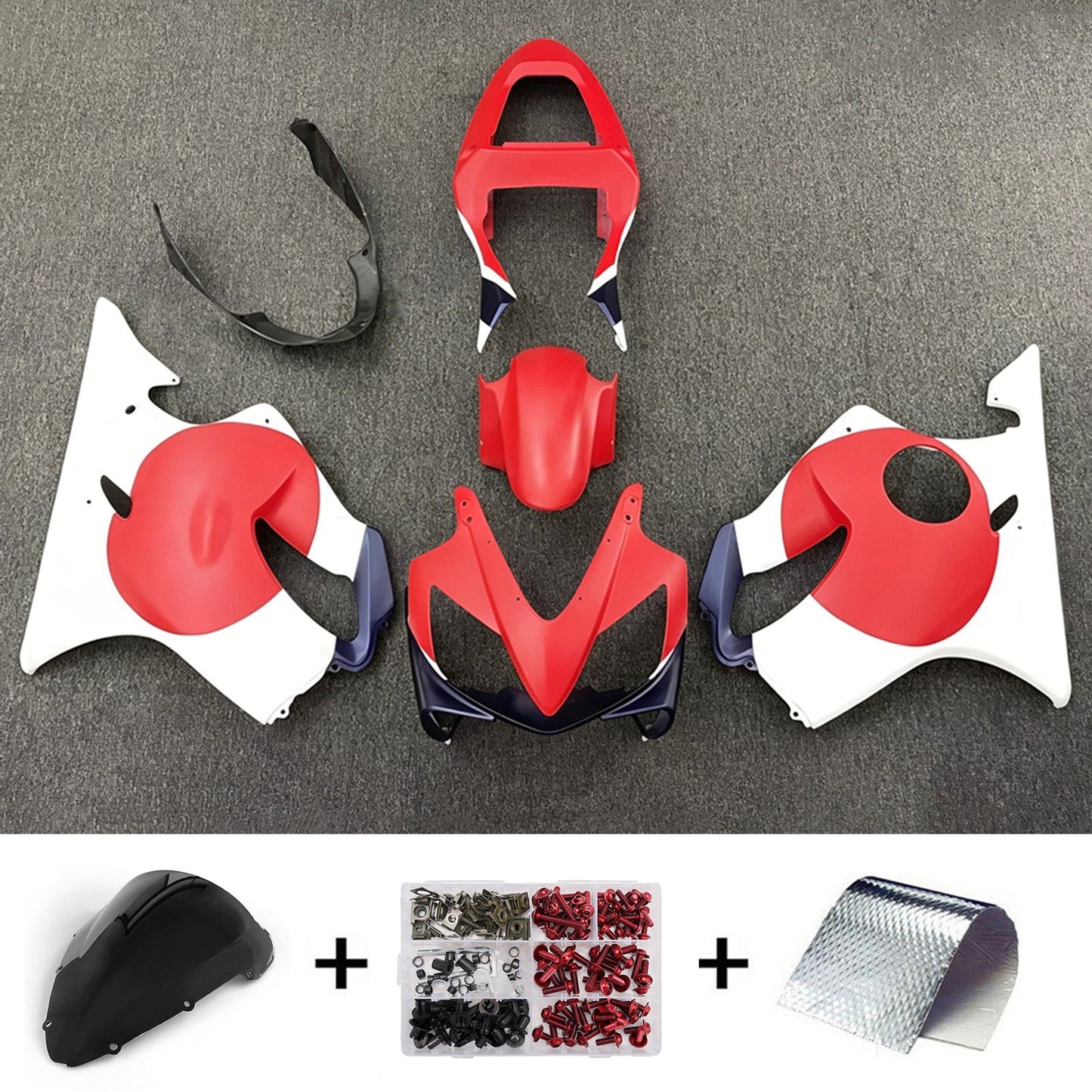 Kit di carene in plastica ABS stampate a iniezione per Honda CBR600 F4i 2001-2003