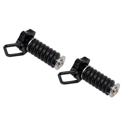Coppia di ancoraggi di fissaggio con anello a D da 1"" neri per Polaris Rzr 570 800 900 1000