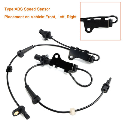 2 sensori di velocità ruota ABS anteriori per Honda CR-Z 2011-2015