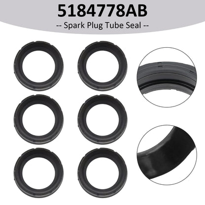 Guarnizione per tubo candela 6 pezzi per Jeep Wrangler Cherokee 2012-2024 5184778AB