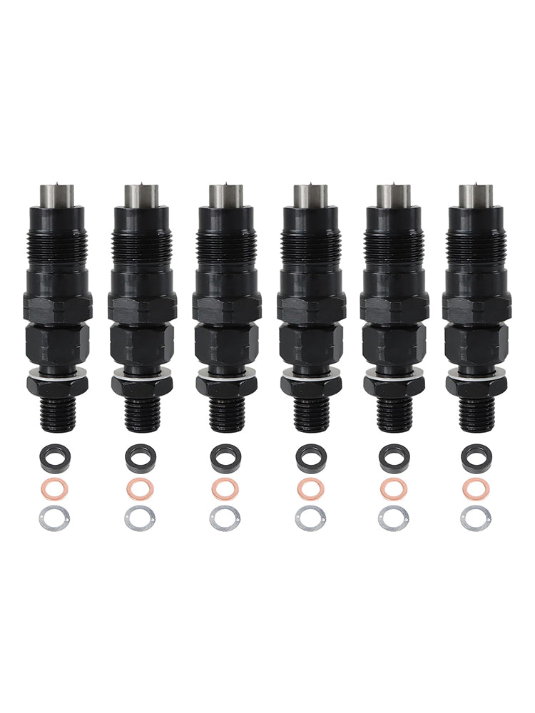 6 pezzi di iniettore di carburante per motore Toyota 3L Hilux Hiace 2.8L 23600-59105