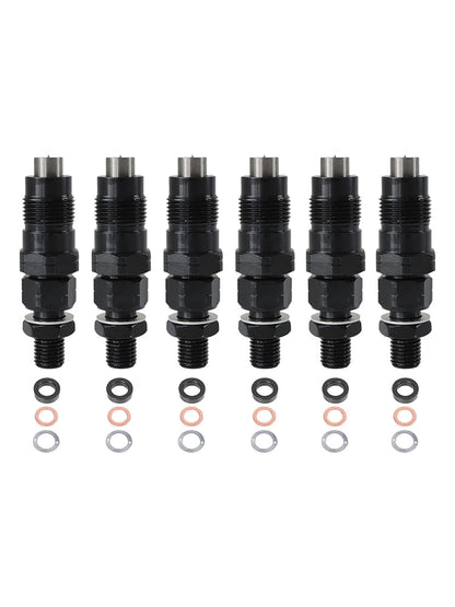 6 pezzi di iniettore di carburante per motore Toyota 3L Hilux Hiace 2.8L 23600-59105