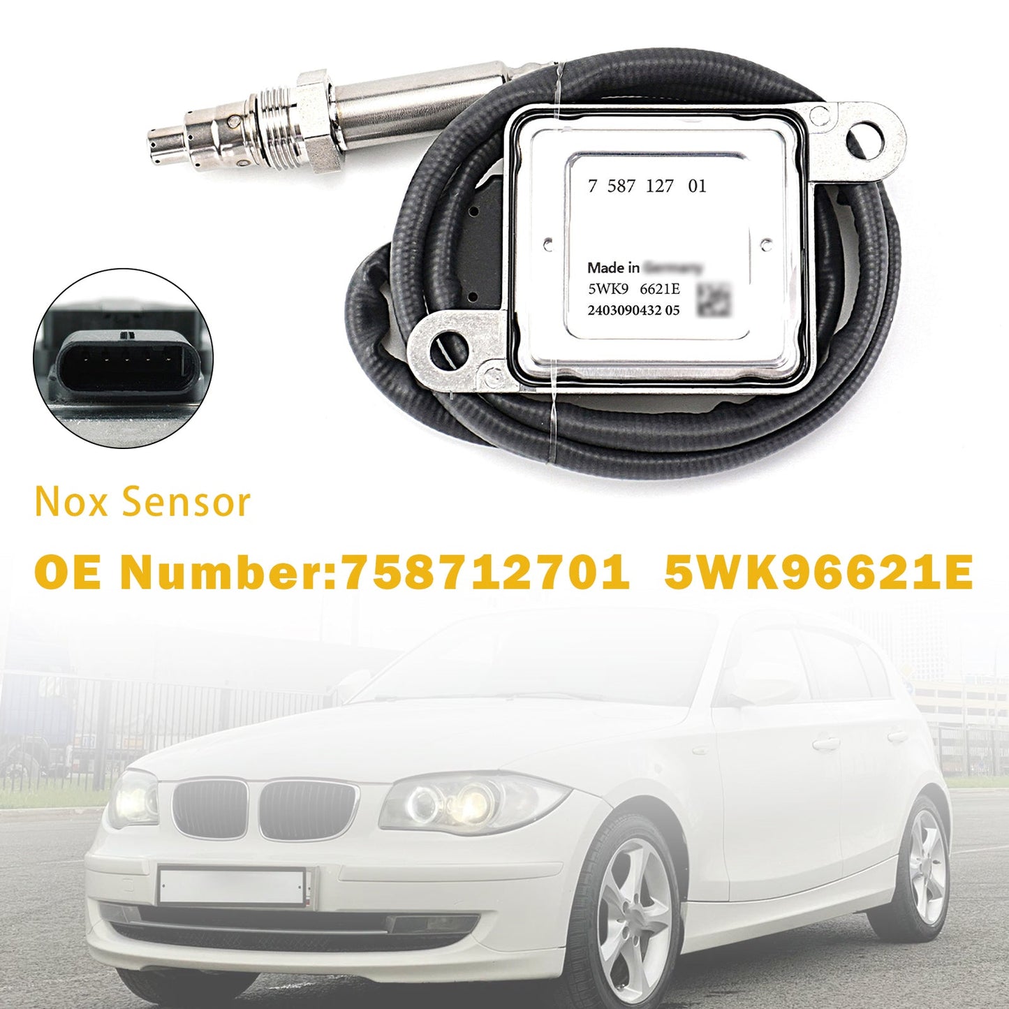 Sensore NOx 758712701 per BMW E81 E82 E87 E88 E90 E91 E92 E93