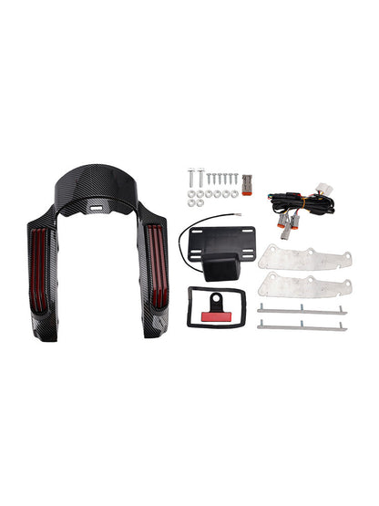 Faro posteriore a LED per parafango, compatibile con Touring Road King FLHR Street Glide 14+