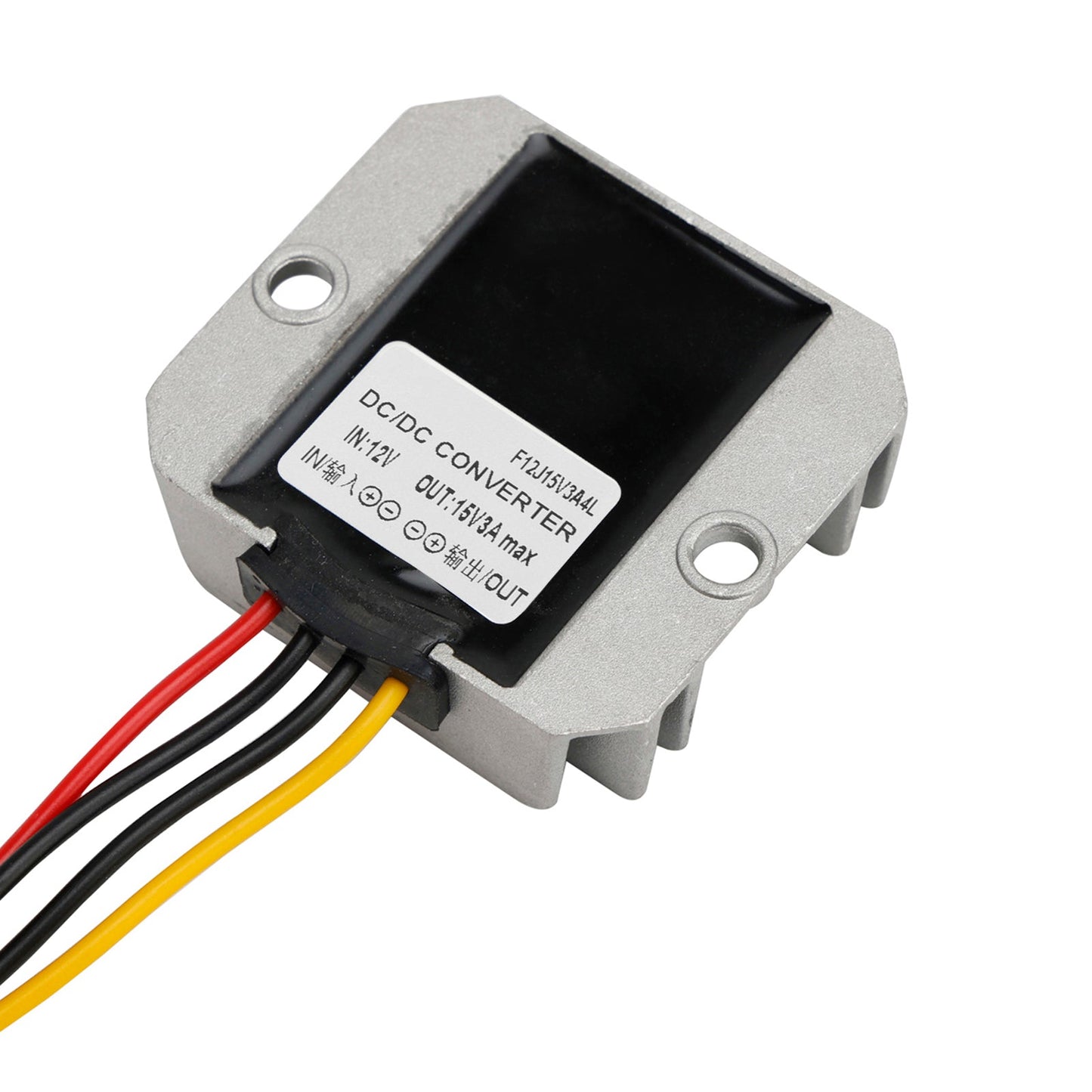 Convertitore regolatore di alimentazione step-up impermeabile DC 12V a 15V 3A 45W