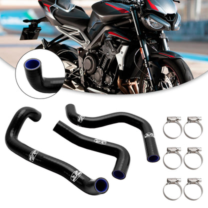 Kit tubo flessibile refrigerante radiatore in silicone per Street Triple 765 R RS 2020-2022