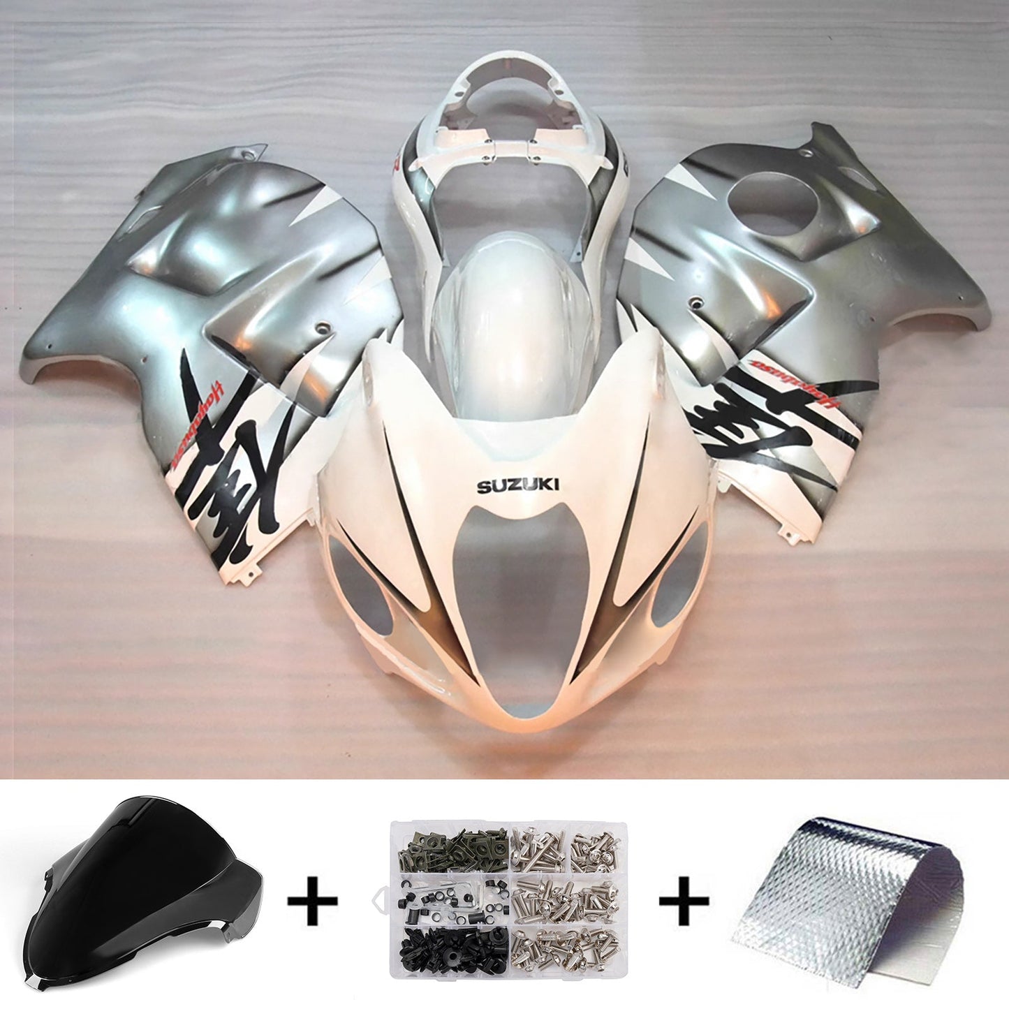 Kit carenatura iniezione plastica ABS per Suzuki Hayabusa GSX1300R 1999-2007