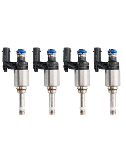 4 pezzi iniettore carburante 04E906036Q adatto per Audi A3 adatto per Seat Leon adatto per Skoda adatto per VW Passat